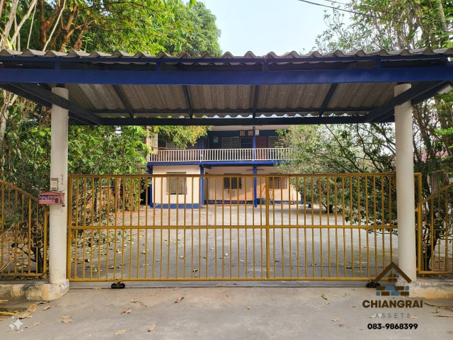 ขายที่ดินพร้อมสิ่งปลูกสร้าง ริมแม่น้ำกก ตรงข้ามร้านชีวิตธรรมดา 